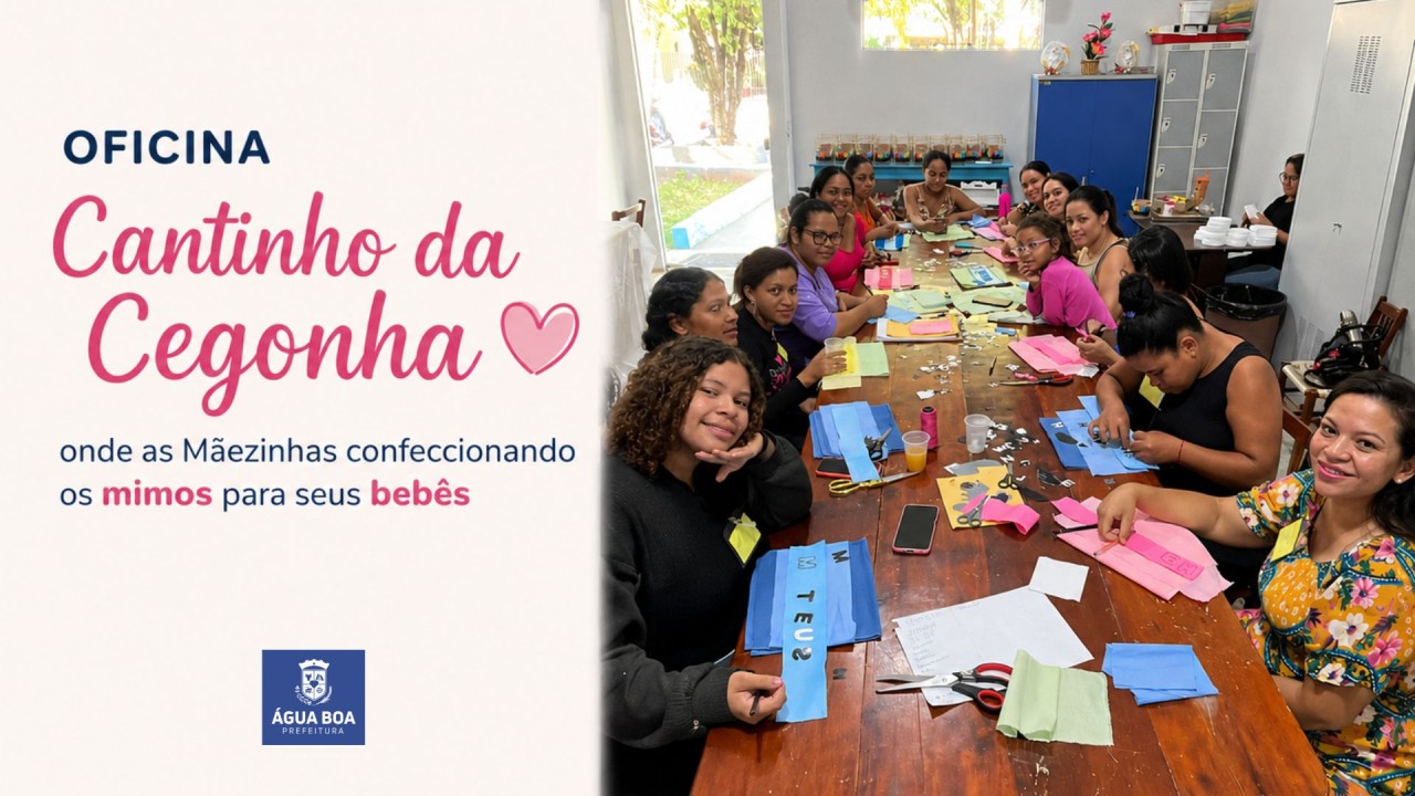 Cantinho da Cegonha inicia confecção dos primeiros itens do enxoval para futuras mamães