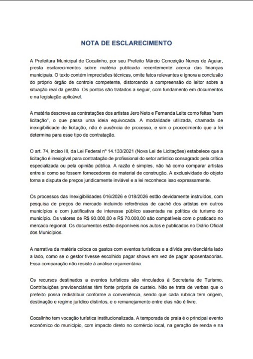 Cocal esclarece 1
