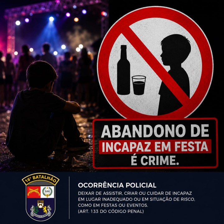 Adolescente passa mal após consumo de álcool na Festrilha e mãe é conduzida à delegacia