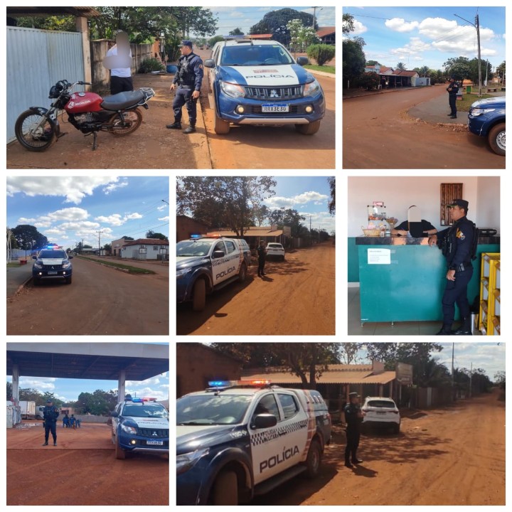 PM efetuou patrulhamento rural em Campinápolis