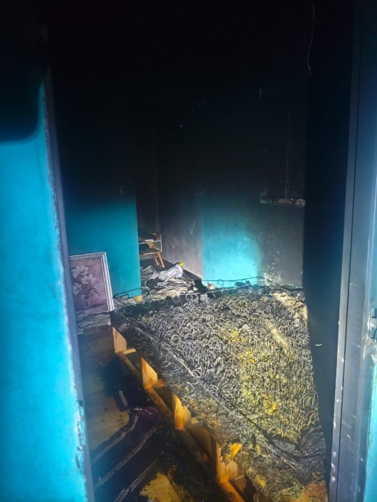 Homem é suspeito de colocar fogo em quarto após discussão com a companheira