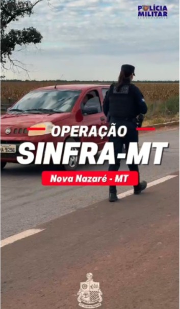 Operação Sinfra na MT-326