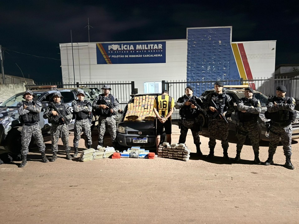 Forças policiais apreendem quase 90kg de drogas em trevo da cidade