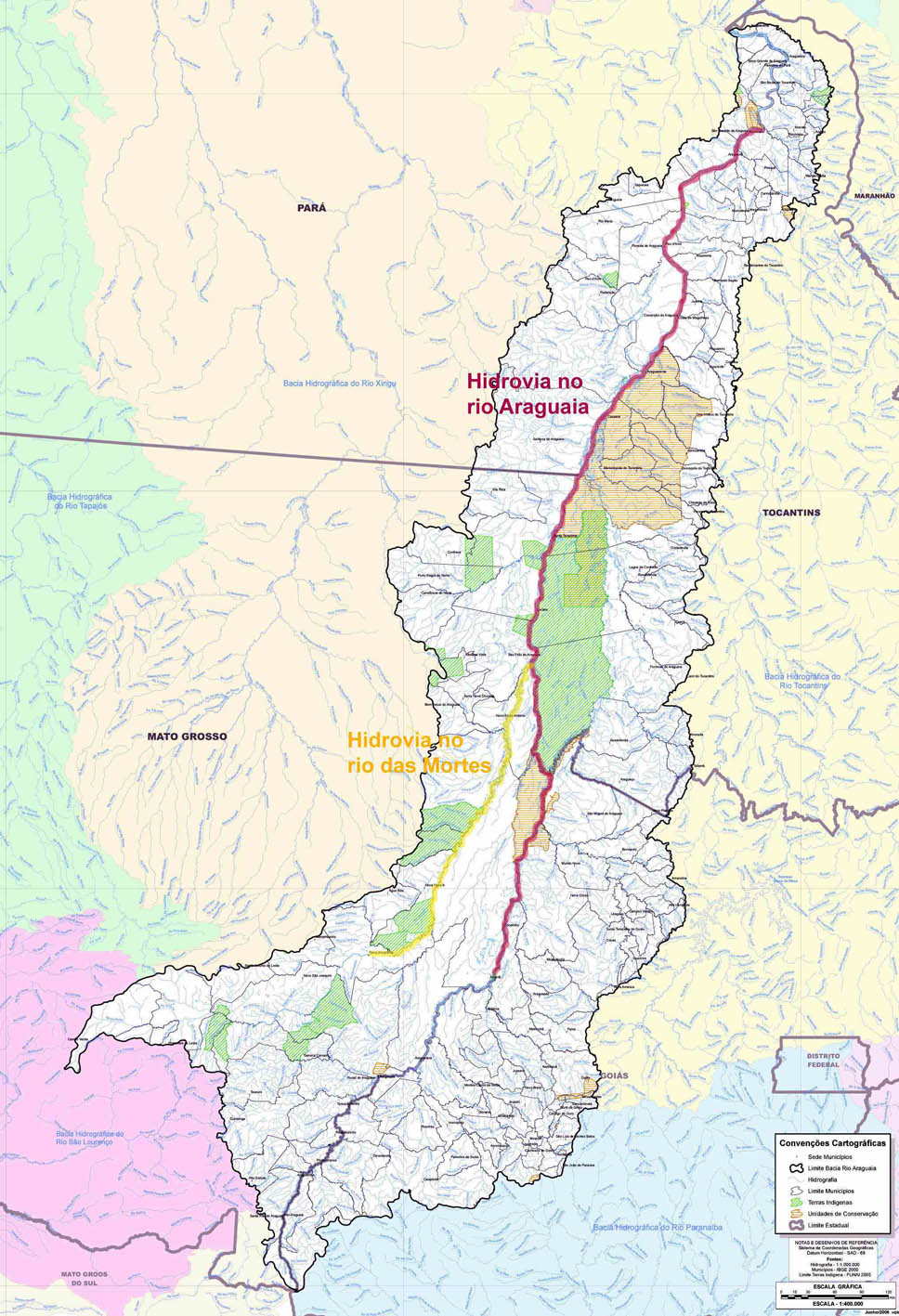mapa hidrovia 2 oecoorgbr