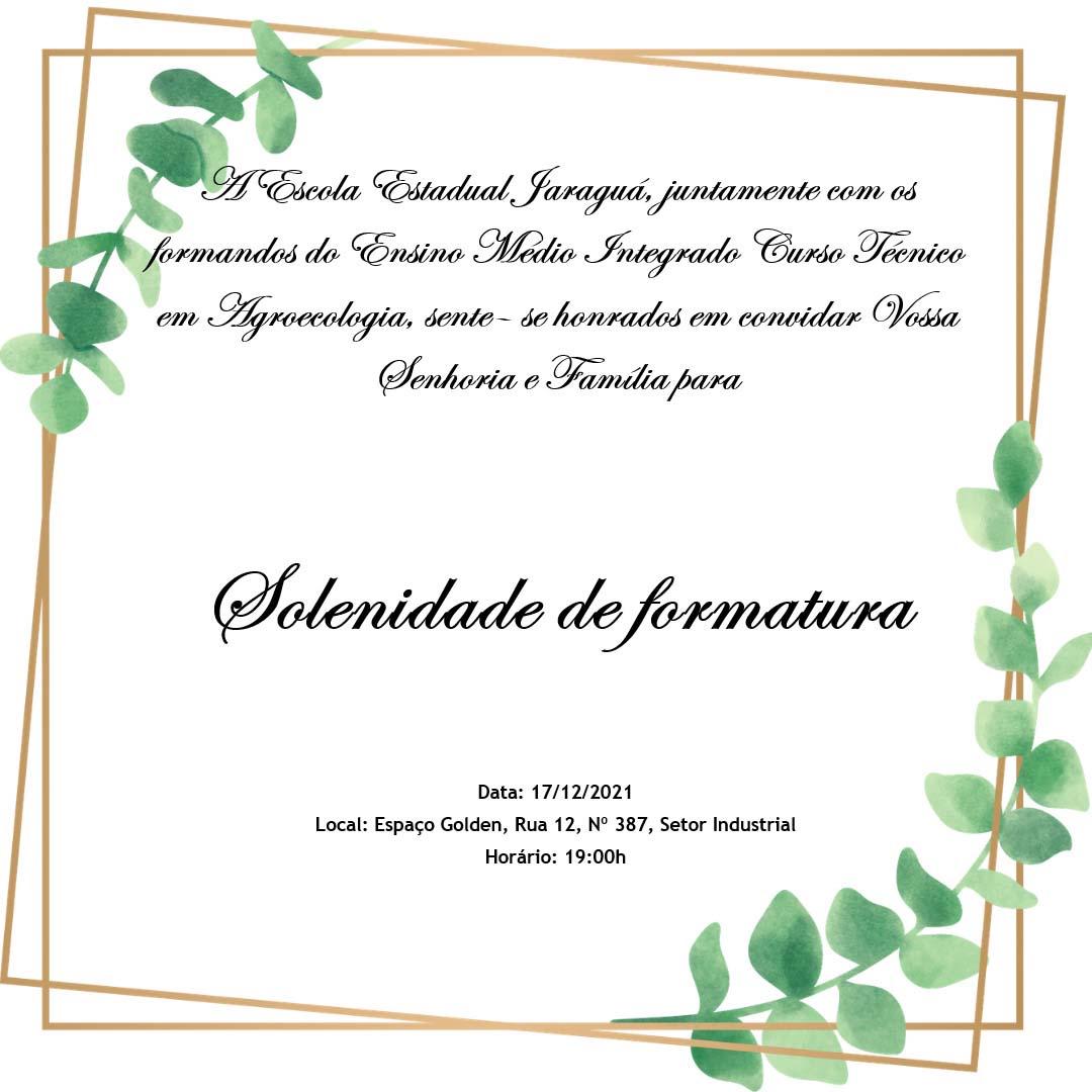 formatura escola jaragua