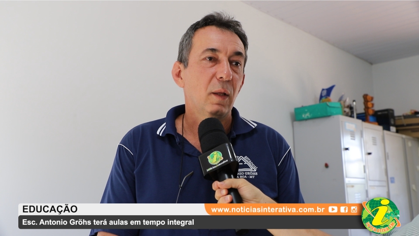 Esc. Antonio Grohs tera aulas em tempo integral