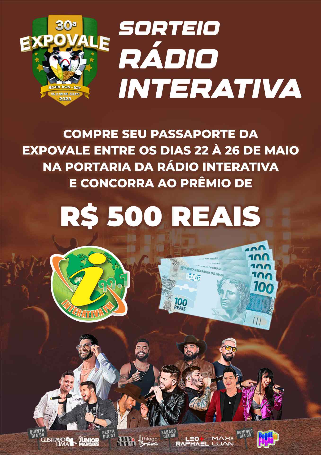 Sorteio Expovale Radio 2023
